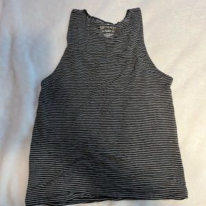 black and white striped soft and sexy tank top from American eagle, size medium